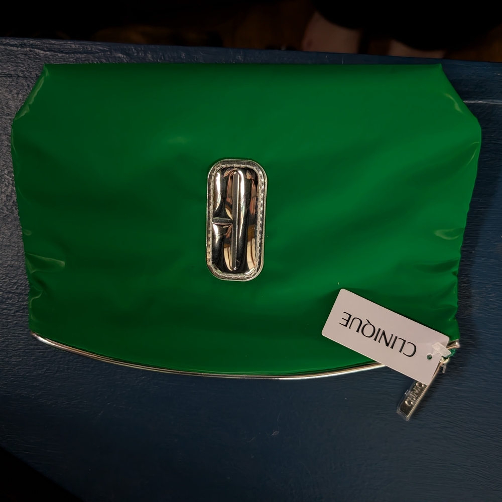 Clinique Vibrant Green Cosmetic Bag